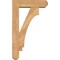Ekena Millwork Imperial Craftsman Smooth Bracket w/ Offset Brace, Western Red Cedar, 5 1/2"W x 18"D x 30"H BKT0604X18X30IMP04SWR - alternate 3